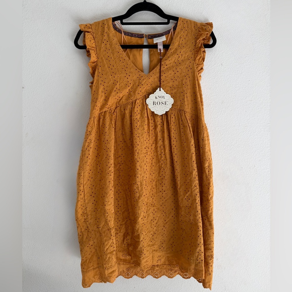 Knox Rose Mustard Costal Cowgirl Mini Dress